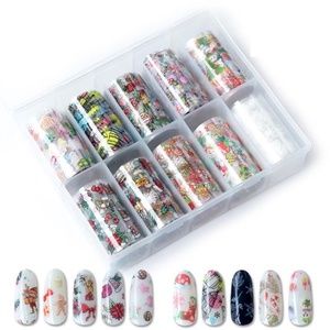 Christmas - Transfer Foil Nail Art